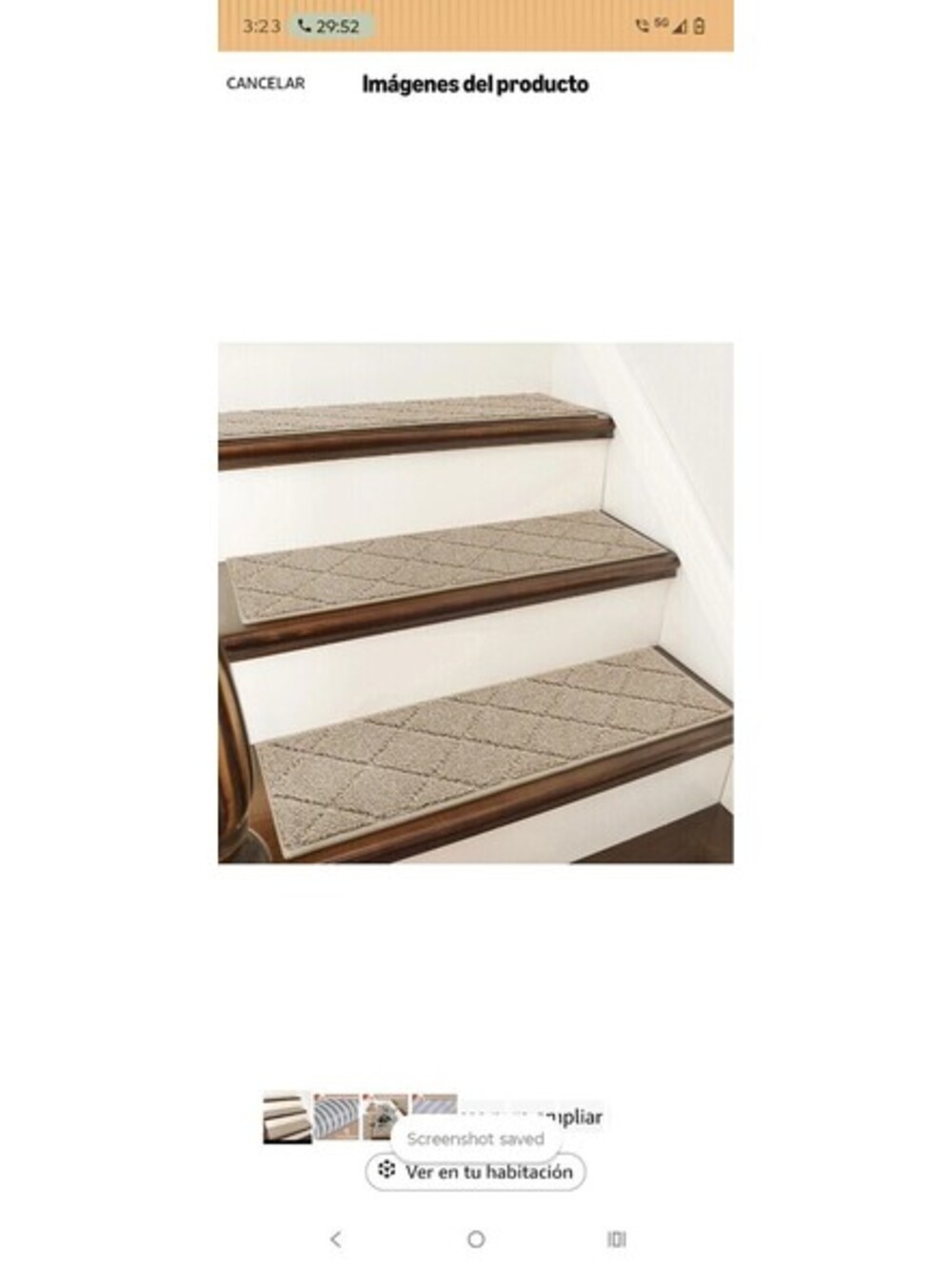 Stair Treads Non Slip for Wooden Steps Indoor 9" X 36" 8 Pack Extra Wide